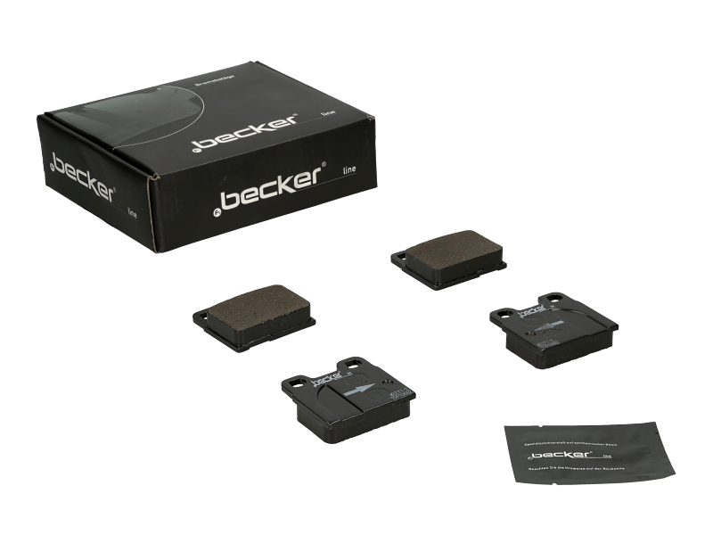 Jeu de 4 plaquettes de frein | F.BECKER_LINE