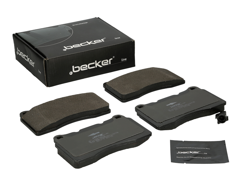 Jeu de 4 plaquettes de frein | F.BECKER_LINE