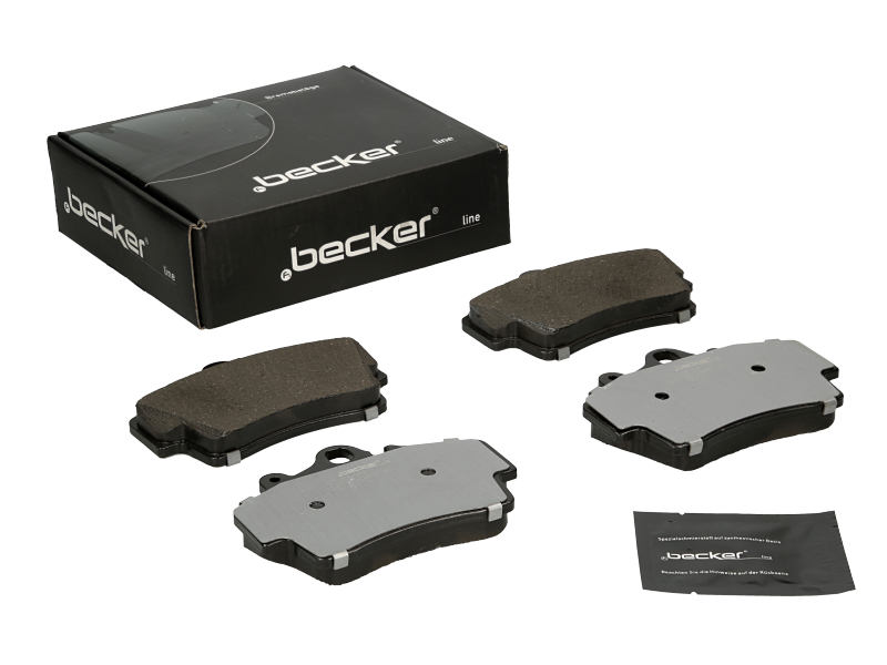 Jeu de 4 plaquettes de frein | F.BECKER_LINE
