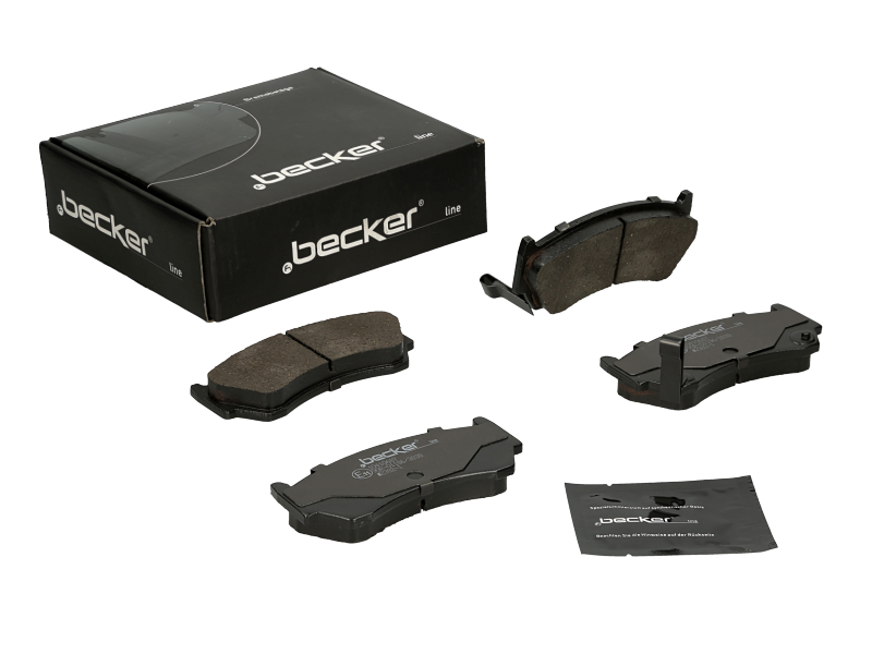 Jeu de 4 plaquettes de frein | F.BECKER_LINE