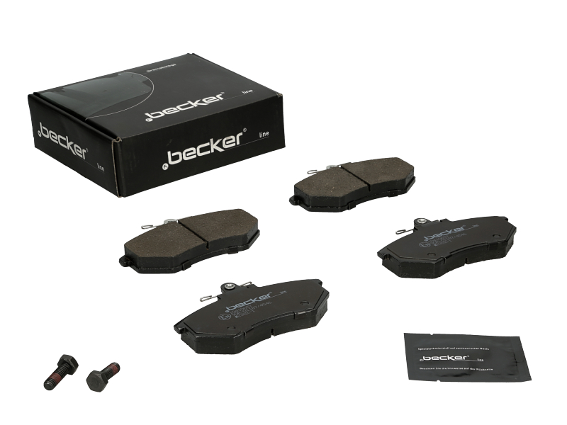 Jeu de 4 plaquettes de frein | F.BECKER_LINE