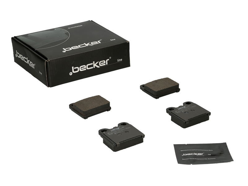 Jeu de 4 plaquettes de frein | F.BECKER_LINE