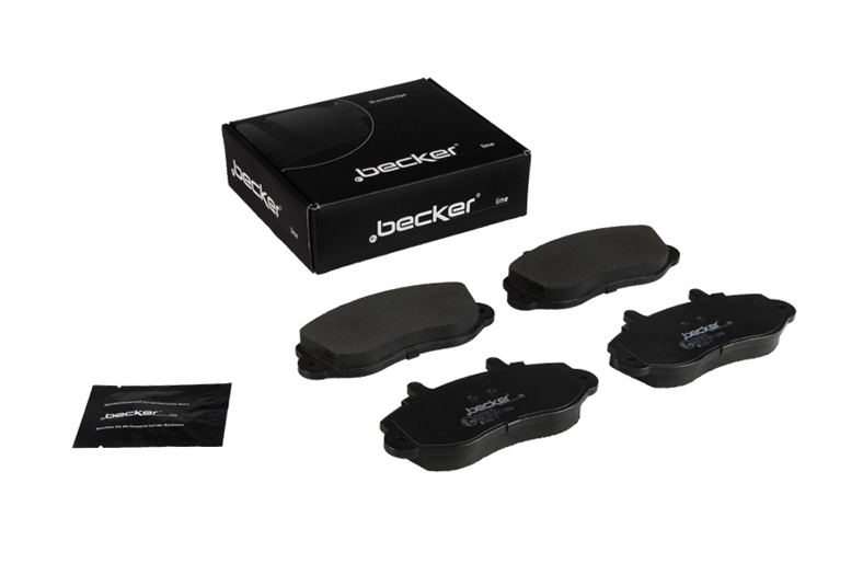 Jeu de 4 plaquettes de frein | F.BECKER_LINE