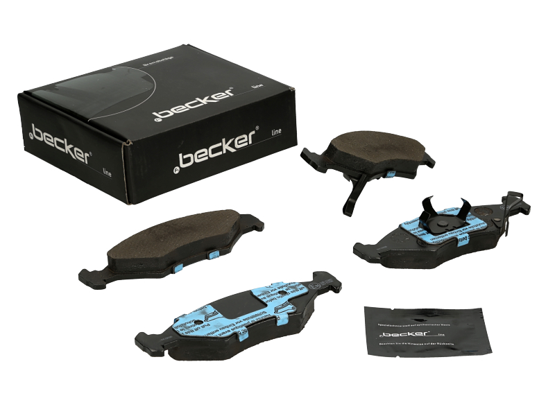 Jeu de 4 plaquettes de frein | F.BECKER_LINE