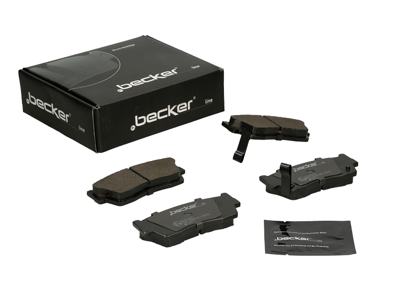 Jeu de 4 plaquettes de frein | F.BECKER_LINE