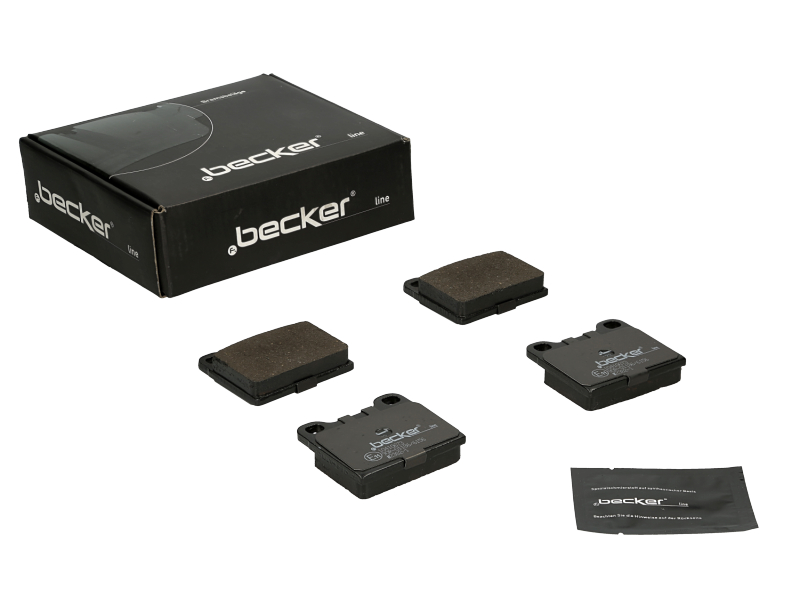 Jeu de 4 plaquettes de frein | F.BECKER_LINE