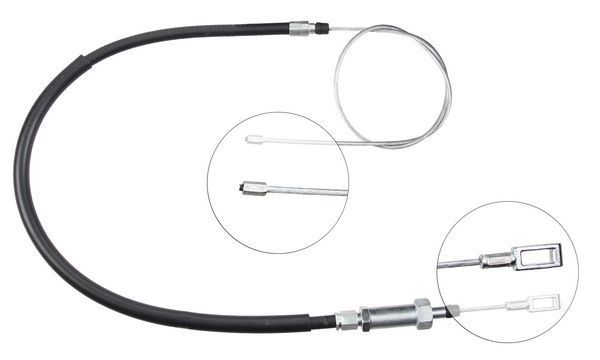 Tirette à câble, frein de stationnement | F.BECKER_LINE