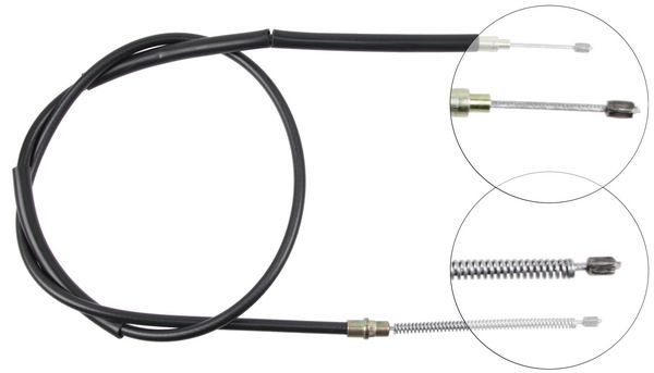 Tirette à câble, frein de stationnement | F.BECKER_LINE
