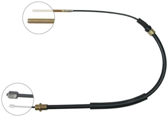 Tirette à câble, frein de stationnement | F.BECKER_LINE