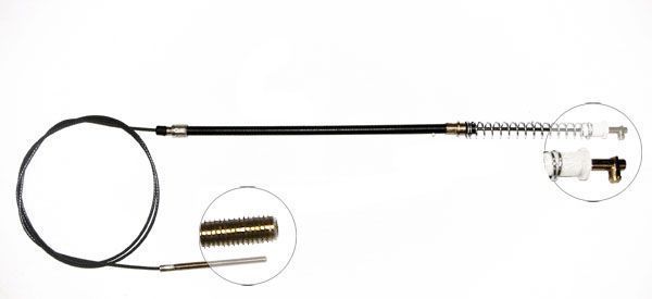 Tirette à câble, frein de stationnement | F.BECKER_LINE