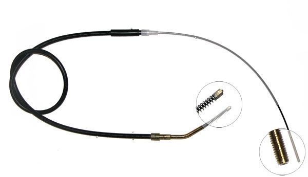 Tirette à câble, frein de stationnement | F.BECKER_LINE