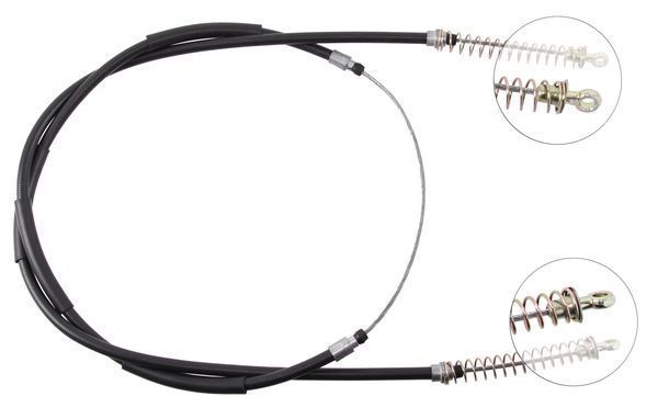 Tirette à câble, frein de stationnement | F.BECKER_LINE