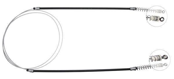 Tirette à câble, frein de stationnement | F.BECKER_LINE