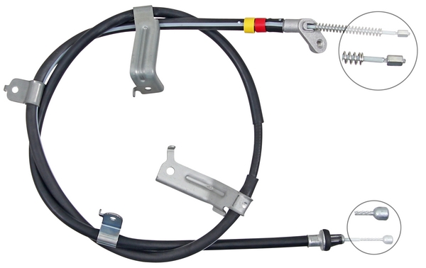 Tirette à câble, frein de stationnement | F.BECKER_LINE