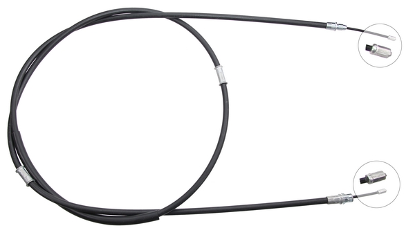 Tirette à câble, frein de stationnement | F.BECKER_LINE