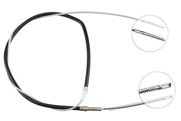 Tirette à câble, frein de stationnement | F.BECKER_LINE