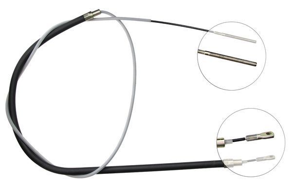 Tirette à câble, frein de stationnement | F.BECKER_LINE