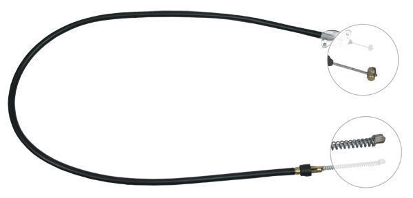 Tirette à câble, frein de stationnement | F.BECKER_LINE