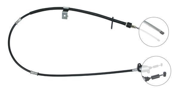 Tirette à câble, frein de stationnement | F.BECKER_LINE