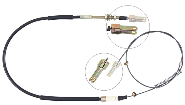 Tirette à câble, frein de stationnement | F.BECKER_LINE