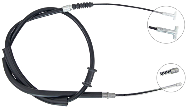 Tirette à câble, frein de stationnement | F.BECKER_LINE