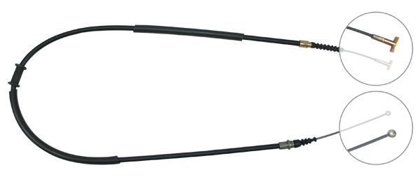 Tirette à câble, frein de stationnement | F.BECKER_LINE