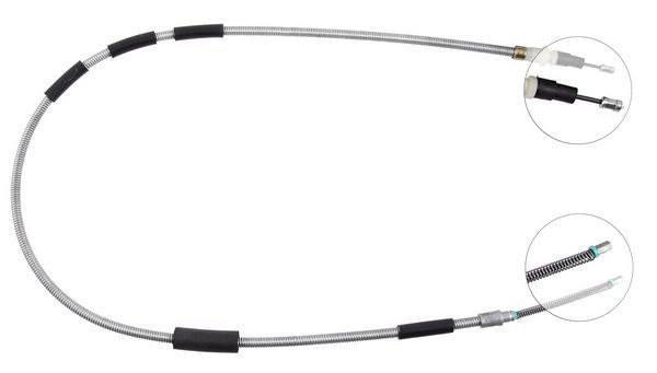 Tirette à câble, frein de stationnement | F.BECKER_LINE