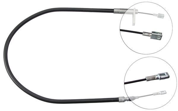 Tirette à câble, frein de stationnement | F.BECKER_LINE