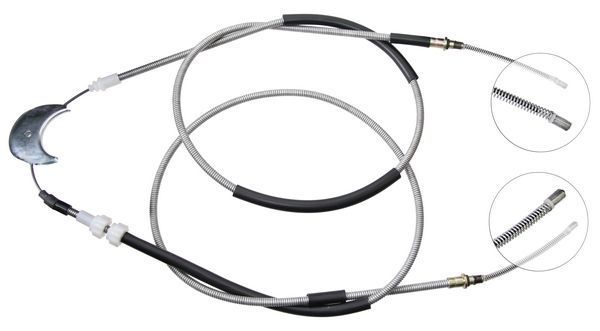 Tirette à câble, frein de stationnement | F.BECKER_LINE