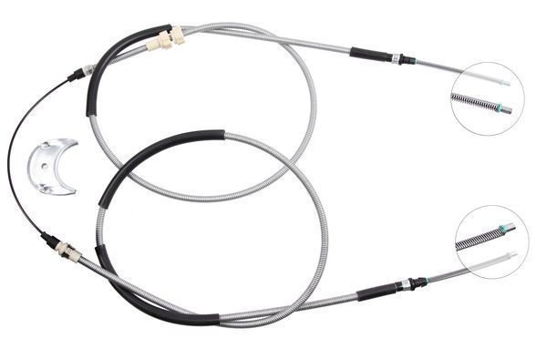 Tirette à câble, frein de stationnement | F.BECKER_LINE