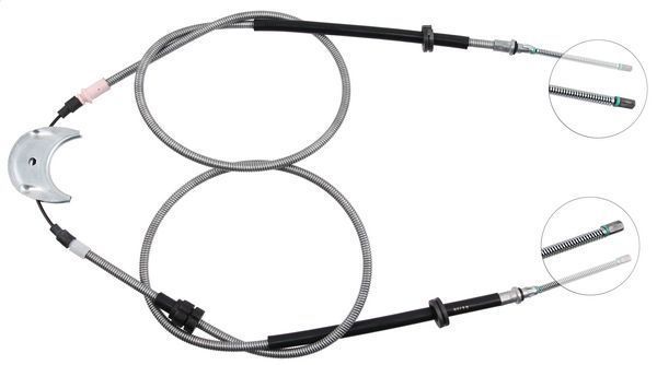 Tirette à câble, frein de stationnement | F.BECKER_LINE