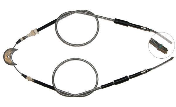 Tirette à câble, frein de stationnement | F.BECKER_LINE