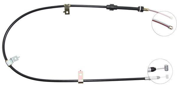 Tirette à câble, frein de stationnement | F.BECKER_LINE