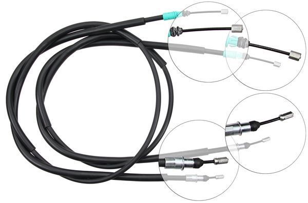 Tirette à câble, frein de stationnement | F.BECKER_LINE