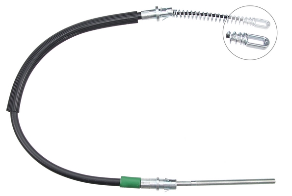 Tirette à câble, frein de stationnement | F.BECKER_LINE