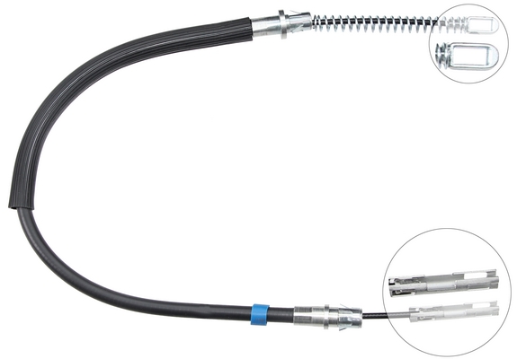 Tirette à câble, frein de stationnement | F.BECKER_LINE