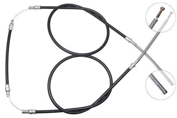 Tirette à câble, frein de stationnement | F.BECKER_LINE