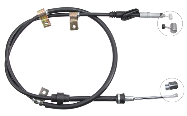 Tirette à câble, frein de stationnement | F.BECKER_LINE