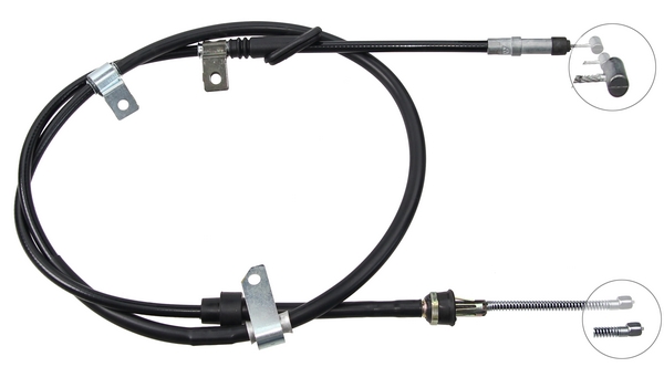 Tirette à câble, frein de stationnement | F.BECKER_LINE