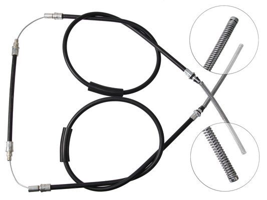 Tirette à câble, frein de stationnement | F.BECKER_LINE