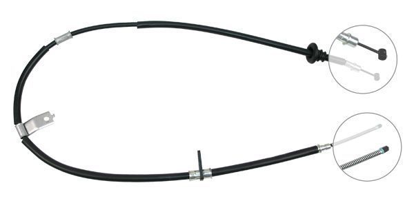 Tirette à câble, frein de stationnement | F.BECKER_LINE