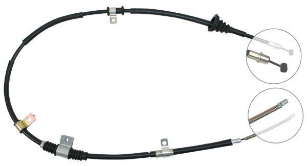 Tirette à câble, frein de stationnement | F.BECKER_LINE