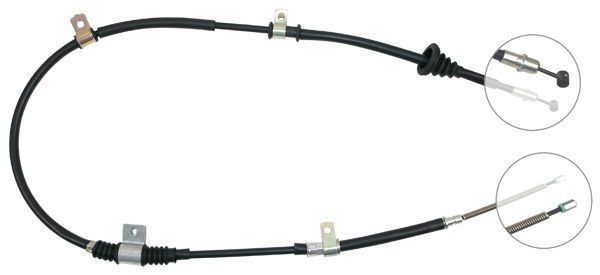 Tirette à câble, frein de stationnement | F.BECKER_LINE