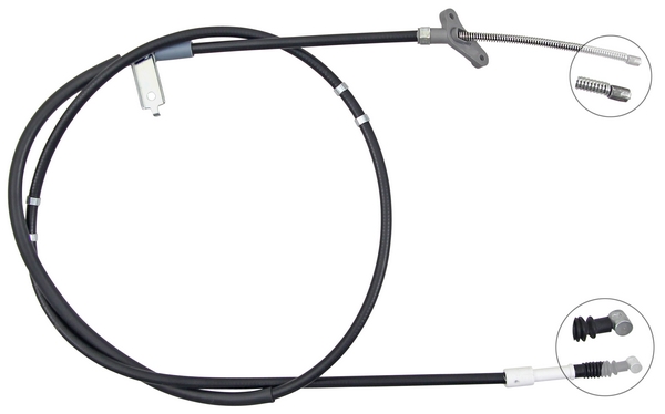 Tirette à câble, frein de stationnement | F.BECKER_LINE