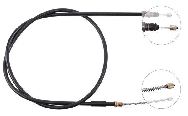 Tirette à câble, frein de stationnement | F.BECKER_LINE