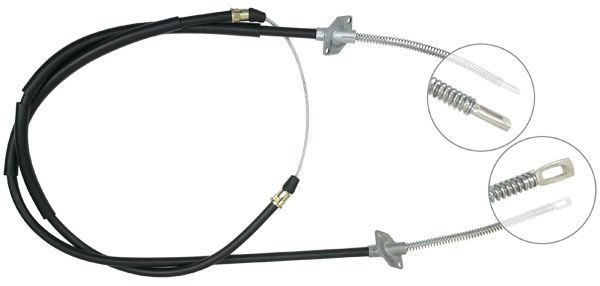 Tirette à câble, frein de stationnement | F.BECKER_LINE