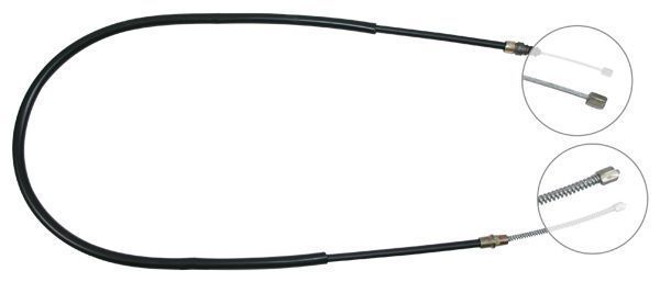 Tirette à câble, frein de stationnement | F.BECKER_LINE