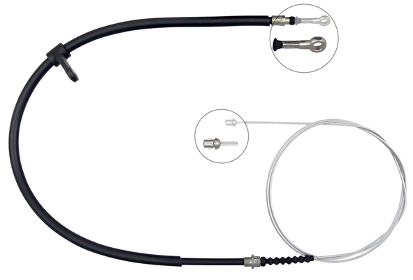 Tirette à câble, frein de stationnement | F.BECKER_LINE