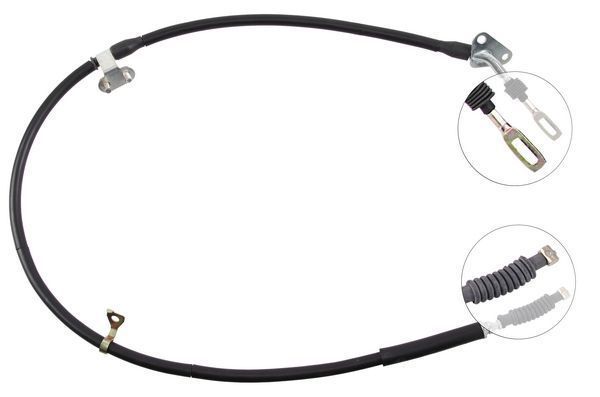 Tirette à câble, frein de stationnement | F.BECKER_LINE