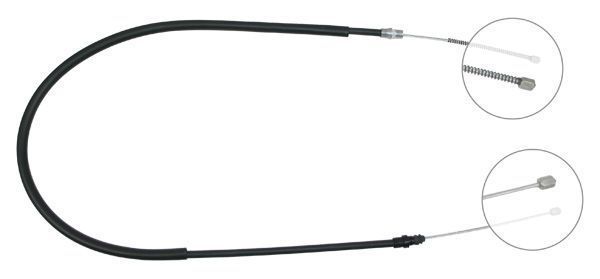 Tirette à câble, frein de stationnement | F.BECKER_LINE